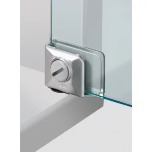 Bisagra para puerta de cristal ET 150, Niquelado, mate
