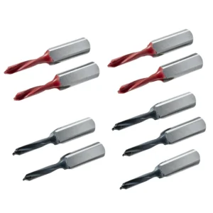 Juego de brocas de bisagra para cabezal de taladrado intercambiable 9 husillos para BlueMax Mini Modular Plus, BlueMax Mini Modular (5 x ø 5 mm derecha, 4 x ø 5 mm izquierda)