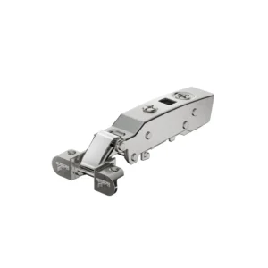 Bisagra recta para marco de aluminio Sensys, hasta 32 mm de grosor de puerta, sin amortiguación integrada (Sensys 8631), Niquelado, Solapado, Ángulo de apertura 95°, montaje con tirafondos