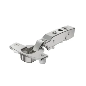Bisagra recta para puertas gruesas Sensys, grosores de puerta hasta 32 mm, sin cierre automático (Sensys 8661), Niquelado, Solapado, Ángulo de apertura 95°, TH-esquema de taladrado 52 x 5,5 mm, montaje directo (ø 10 x 11)
