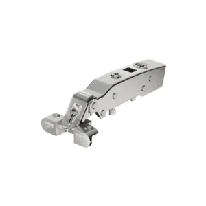 Bisagra recta para marco de aluminio Sensys con amortiguación integrada (Sensys 8638i), Niquelado, Solapado, Ángulo de apertura 95°, montaje con tirafondos