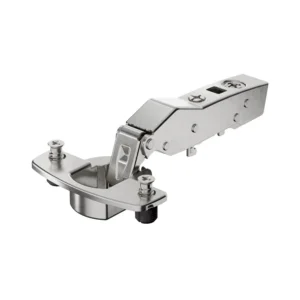 Sensys 8639i W30 con amortiguación integrada (Sensys 8639i W20), Niquelado, Solapado, Ángulo de apertura 95°, TH-esquema de taladrado 52 x 5,5 mm, con tacos expandibles (ø 10 x 11)