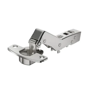 Bisagra superacodada de librillo angular Sensys W45 sin cierre automático (Sensys 8669 W45), Niquelado, Arremetido, Ángulo de apertura 95°, TH-esquema de taladrado 52 x 5,5 mm, montaje con tirafondos