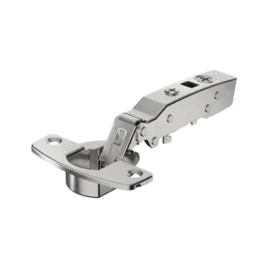 Bisagra recta Sensys 110° con amortiguación integrada (Sensys 8645i), Niquelado, Solapado, Ángulo de apertura 110°, TH-esquema de taladros 52 x 5,5 mm, montaje con tirafondos