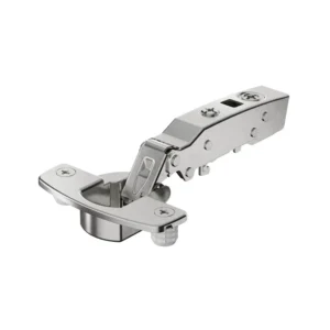 Bisagra recta Sensys 110° con amortiguación integrada (Sensys 8645i), Niquelado, Solapado, Ángulo de apertura 110°, TH-esquema de taladros 52 x 5,5 mm, montaje directo (ø 10 x 11)
