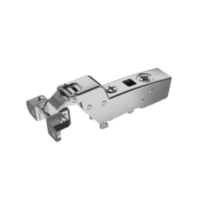 Bisagra superacodada para marco de aluminio Sensys, hasta 32 mm de grosor de puerta, sin cierre automático (Sensys 8661), Niquelado, Arremetido, Ángulo de apertura 95°, montaje con tirafondos