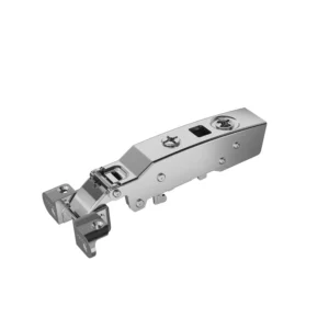 Bisagra recta para marco de aluminio Sensys, hasta 32 mm de grosor de puerta, sin cierre automático (Sensys 8661), Niquelado, Solapado, Ángulo de apertura 95°, montaje con tirafondos
