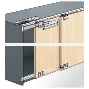 TopLine L, Set de carros de rodadura y guía,  18 - 30 mm, 2 puertas, Puerta delantera izquierda