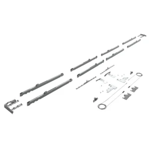 TopLine XL, Juego de amortiguación Silent System, 15 - 35 kg, 4 puertas, Gris