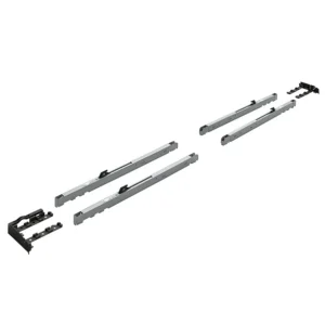 TopLine XL, Juego de amortiguación Silent System, 15 - 35 kg, 2 puertas, negro, gris plateado