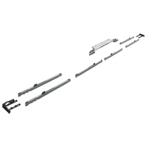 TopLine XL, Juego de amortiguación Silent System, 15 - 35 kg, 3 puertas, negro, gris plateado