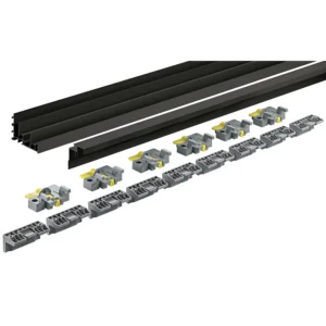 TopLine XL, Set de perfiles, 2300 mm, anodizado negro