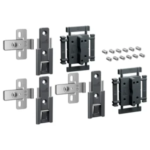 WingLine L, Set de bisagra central montaje rápido ajustable, antracita, 3 piezas