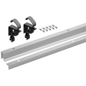WingLine L Set de perfiles pesado con guía inferior, 1200 mm, Anodizado plata