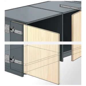 Sistema de puerta giratoria corredera KA 5740 /  700 mm