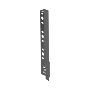 Conector de trasera ArciTech 282 mm, antracita, a la izquierda