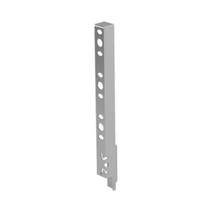 Conector de trasera ArciTech 282 mm, plata, a la izquierda
