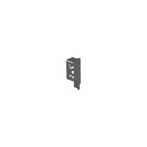 Conector de trasera ArciTech 94 mm, antracita, a la izquierda