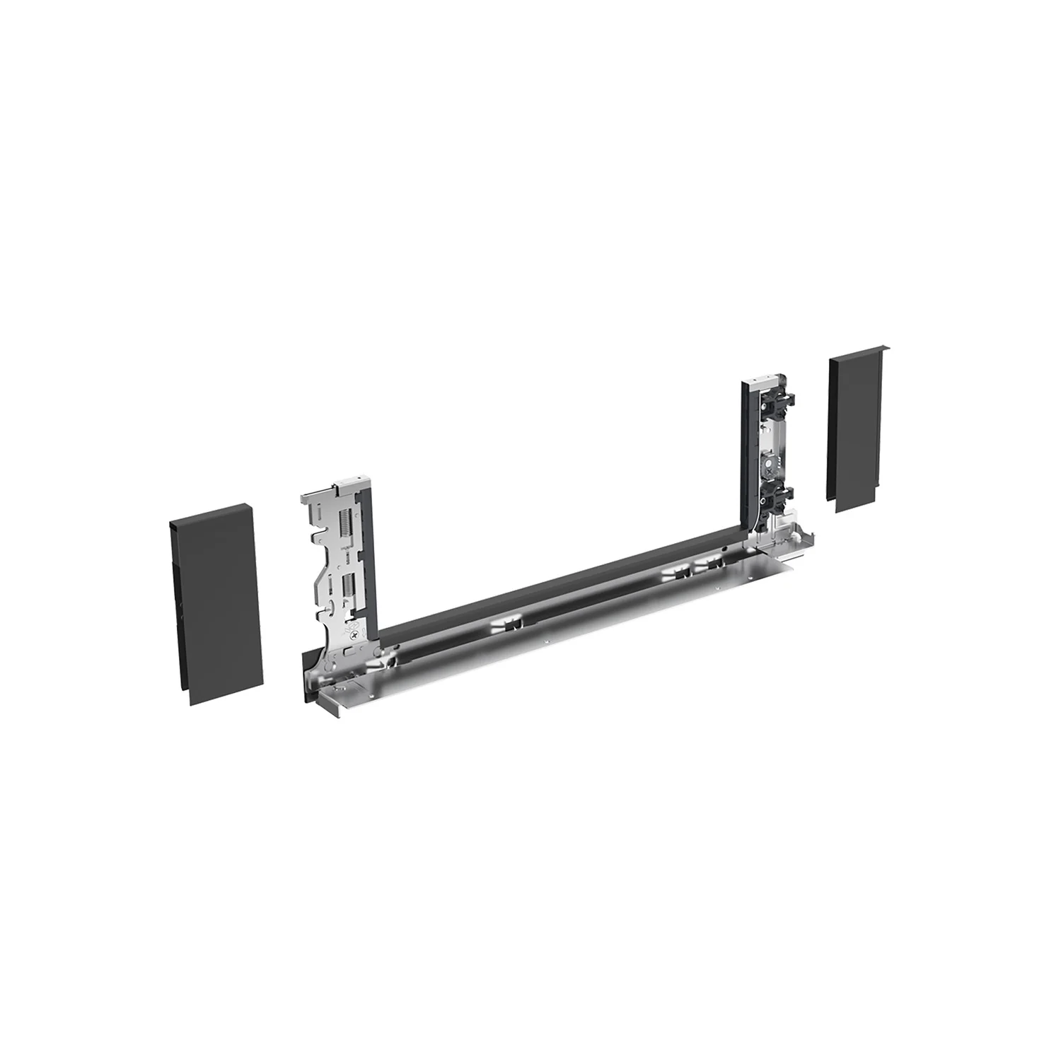 AvanTech YOU Costado Inlay, altura 187 mm x NL 350 mm,  antracita, a la derecha