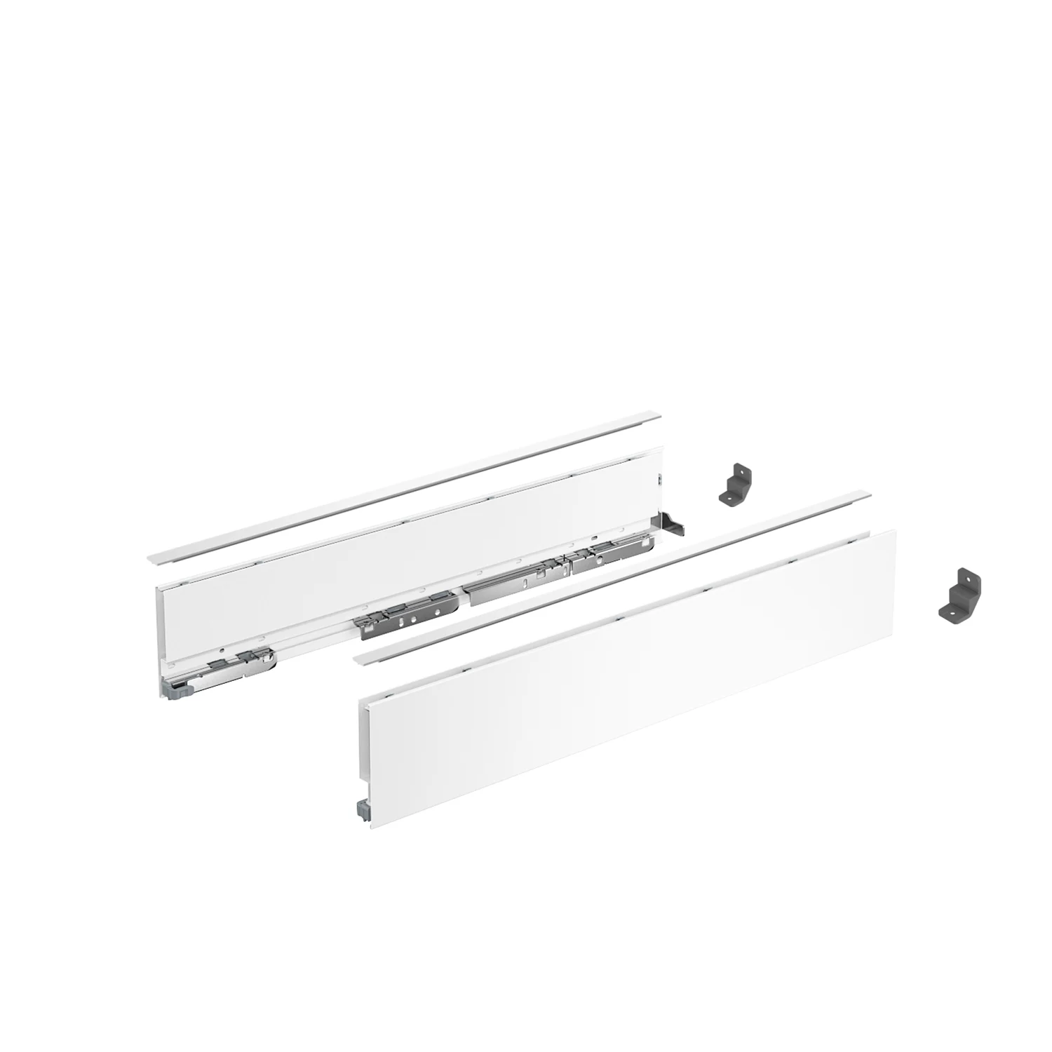 AvanTech YOU Set de costado, altura 101 mm x NL 650 mm, Blanco, Izquierda + Derecha