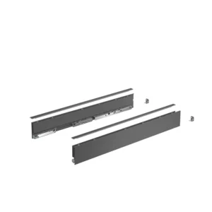 AvanTech YOU Set de costado, altura 77 mm x NL 400 mm, antracita, Izquierda + Derecha
