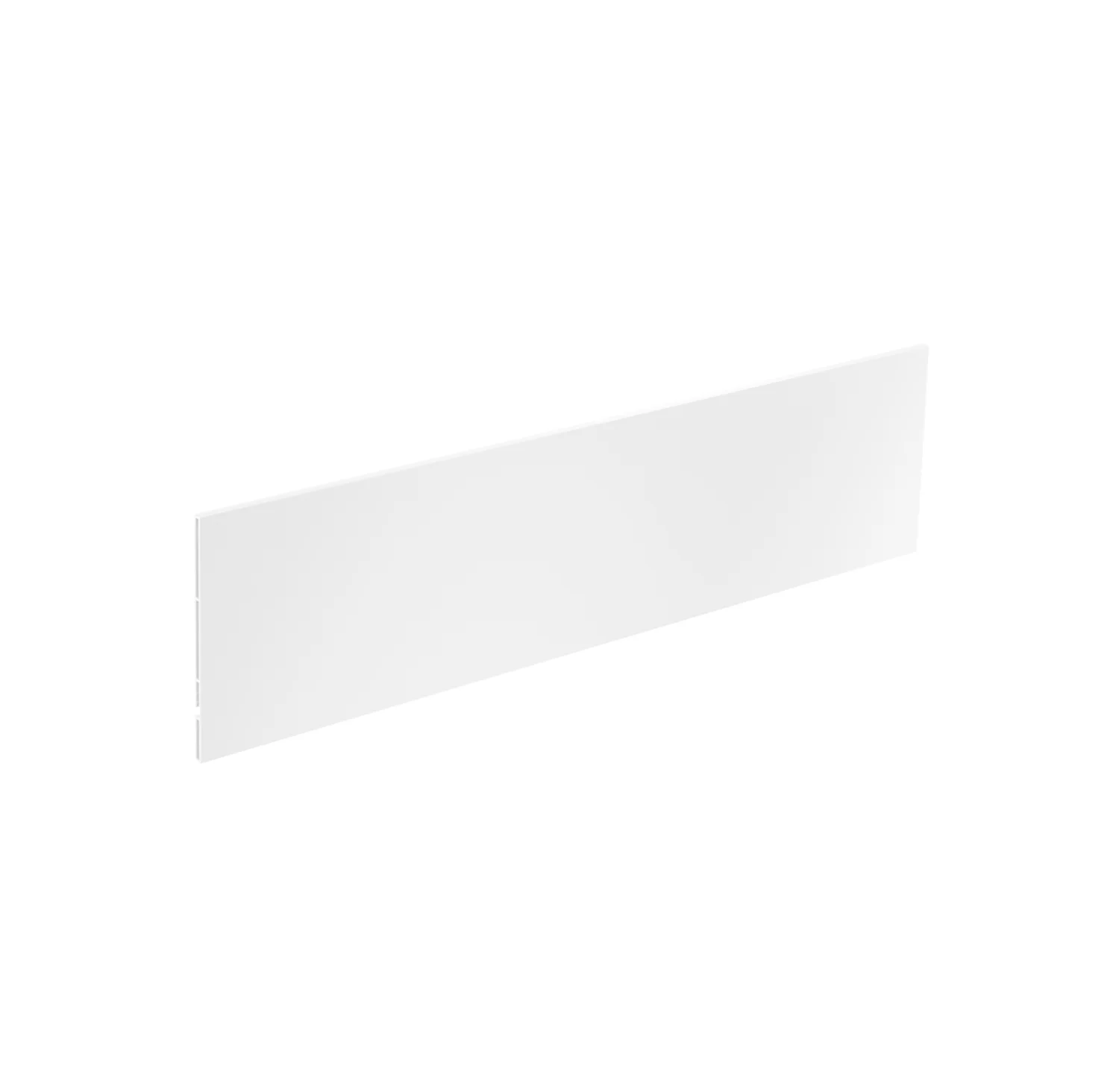 AvanTech YOU Perfil de frente interior para cortar a medida, Altura de sistema 139, Blanco, Para costado con Iluminación