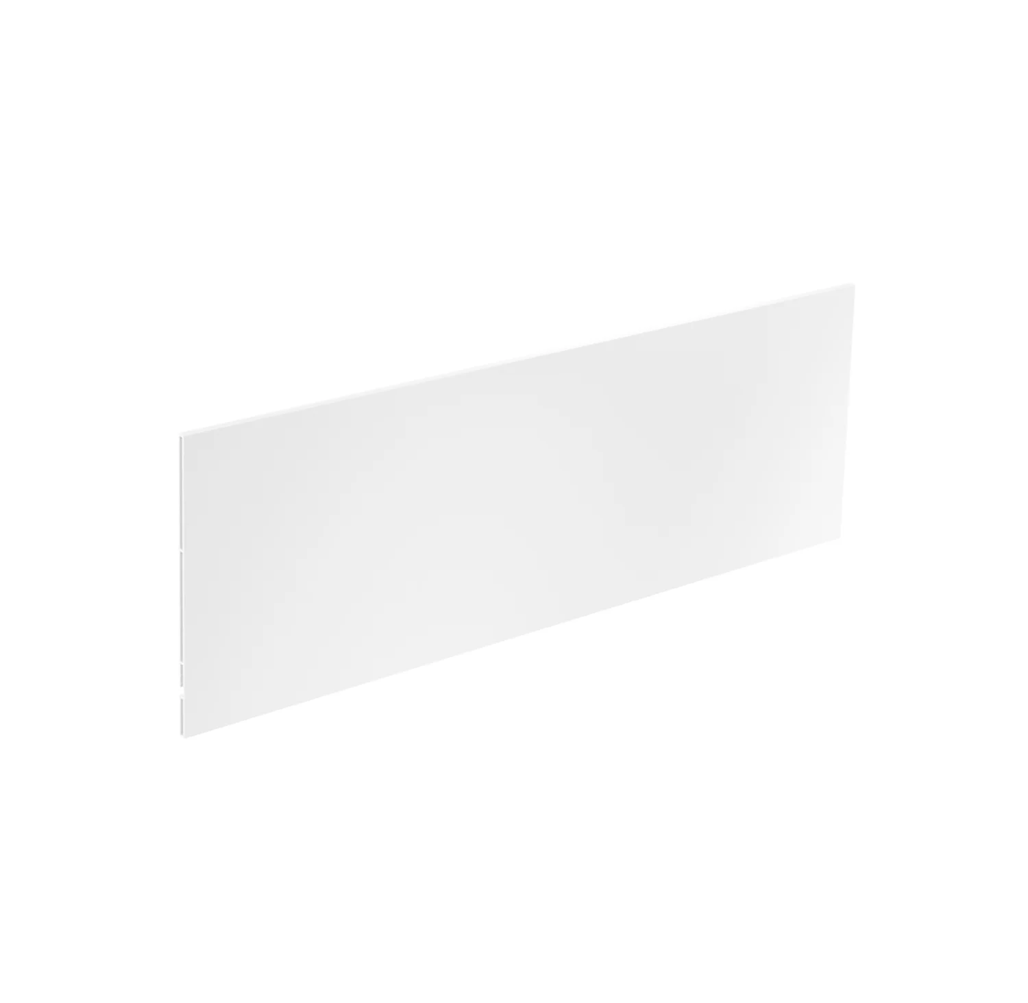 AvanTech YOU Perfil de frente interior para cortar a medida, Altura de sistema 187, Blanco, Para costado con Iluminación