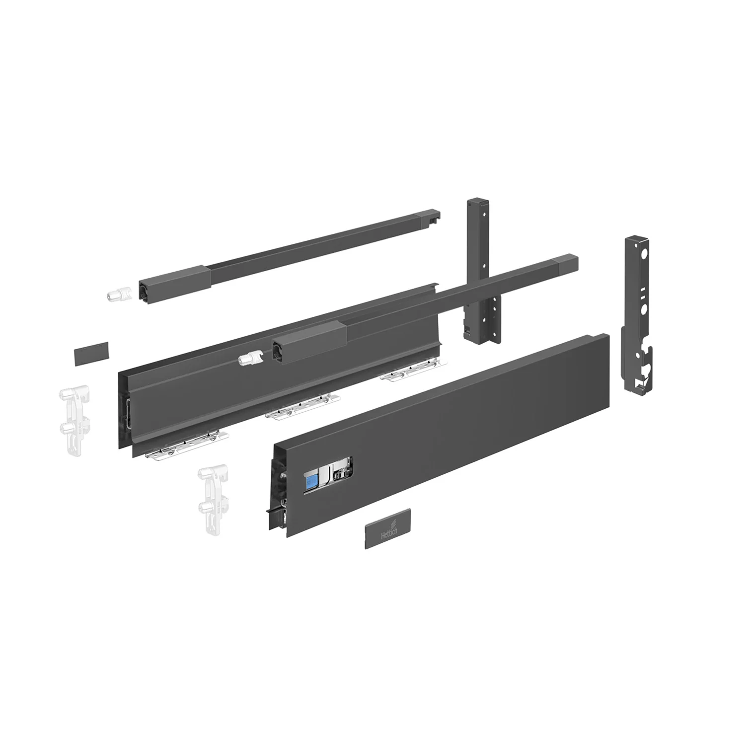 InnoTech Atira Set cacerolero, 620 x 176 mm, antracita, Izquierda + Derecha