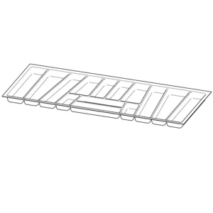 OrgaTray 740, NL 500 x 1200 mm, Blanco