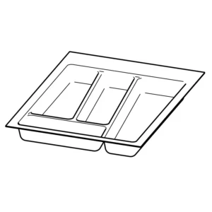 OrgaTray 740, NL 450 x 400 mm, plata