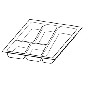 OrgaTray 740, NL 500 x 400 mm, Blanco