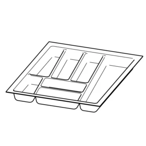 OrgaTray 740, NL 500 x 450 mm, Blanco
