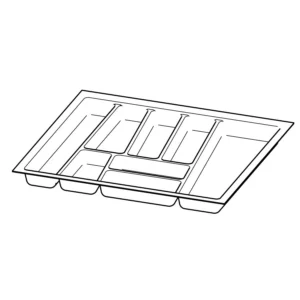 OrgaTray 740, NL 500 x 600 mm, antracita