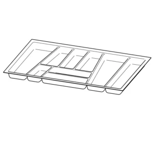 OrgaTray 740, NL 500 x 800 mm, Blanco