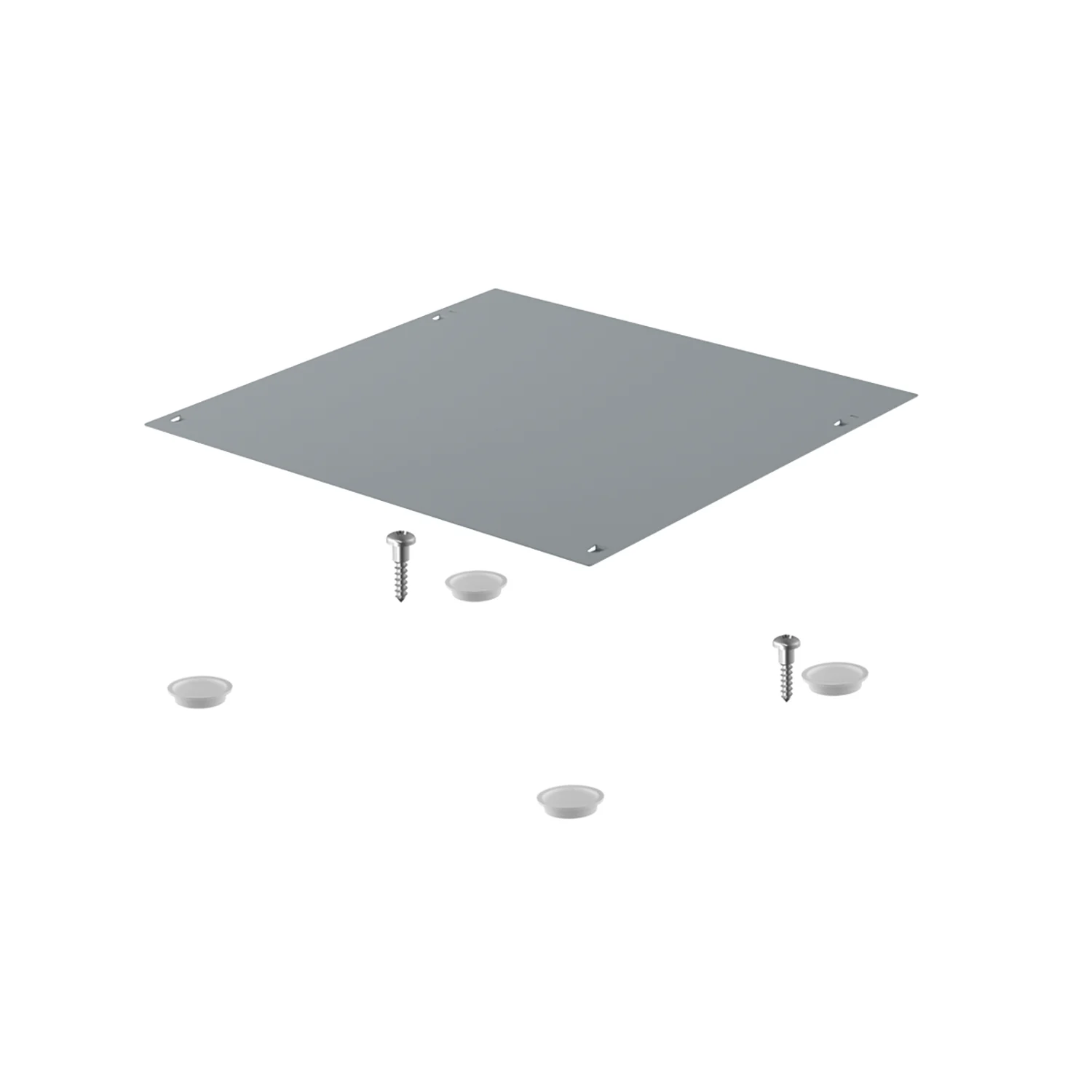 Tapa para SmarTray acero 75 con carcasa, Blanco