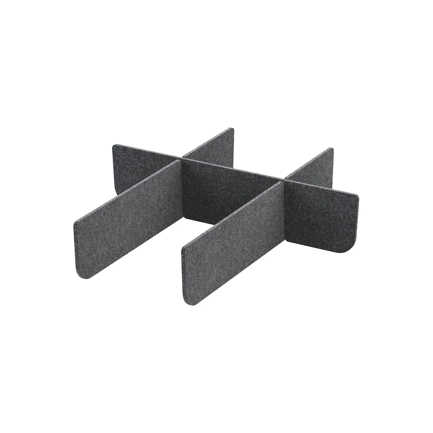 Tiras separadoras para Filzbox, antracita