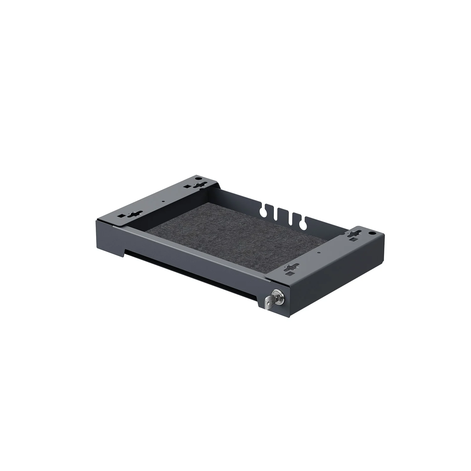 SmarTray acero 50 mm con carcasa (envase individual), antracita