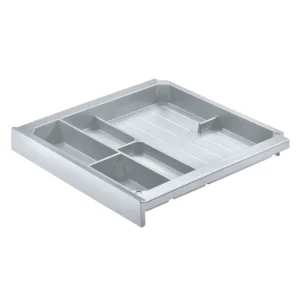 SmarTray Bandeja, altura 40 mm, aspecto aluminio