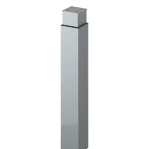 Columnas LegaDrive con ajuste de altura manual, 610 - 750,  Aluminio, anodizado, plata