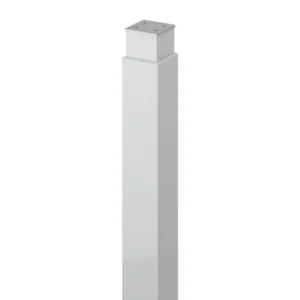 Columnas LegaDrive con ajuste de altura manual, 610 - 750,  Aluminio, acabado epoxi, Blanco