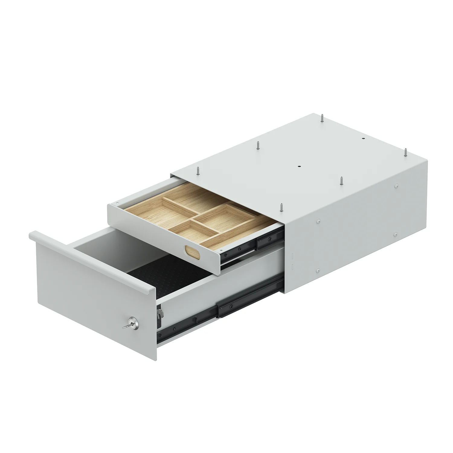 Caja de cajón Duo Grip, Blanco