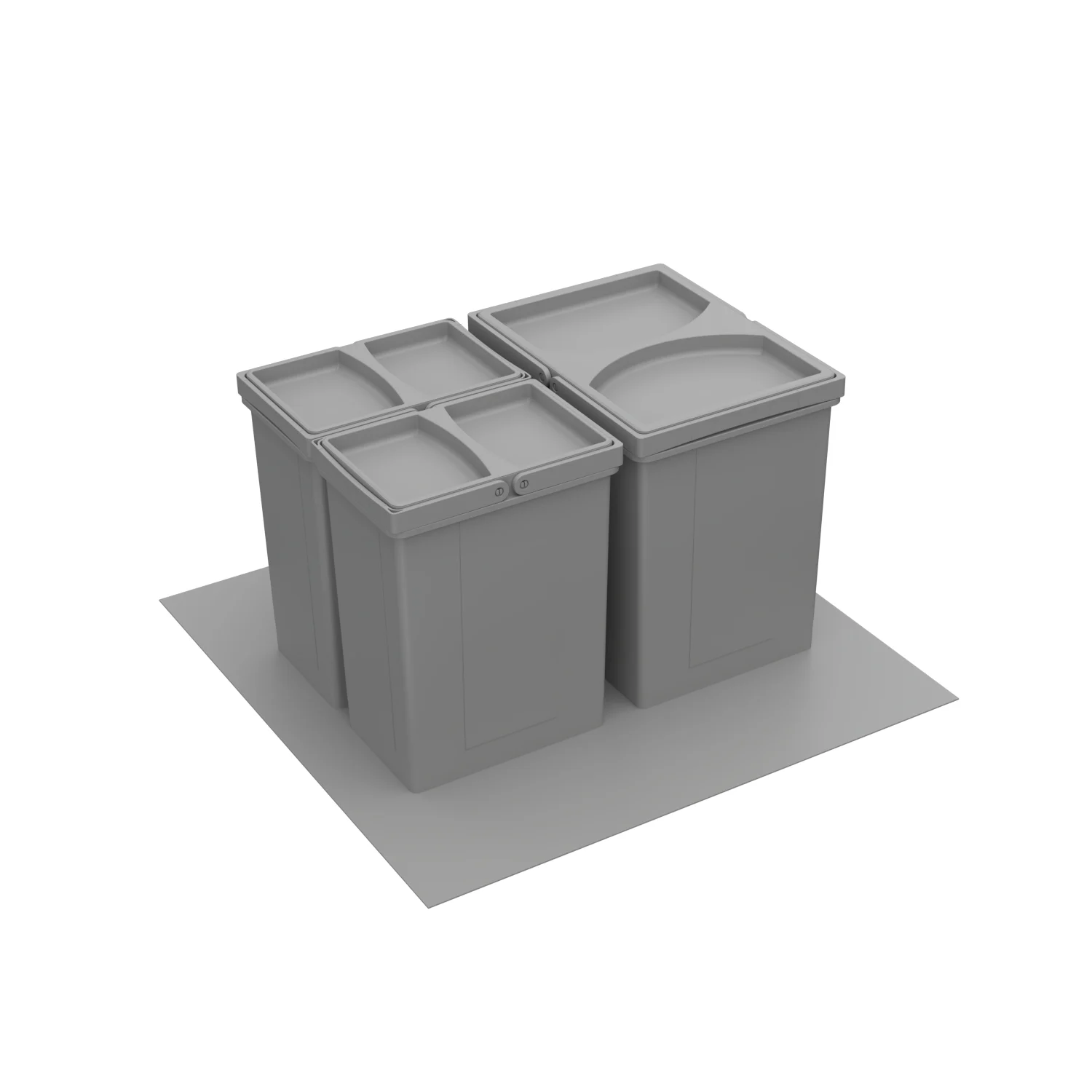 Bin.it Vario 450 - 600, 33 l (1 x 17 l / 2 x 8 l)