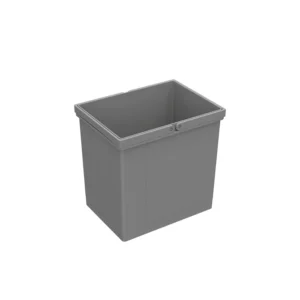 Cubos 17 l, Plástico, GrisAnch. x prof. x alt. 225 x 304 x 295 mmPara sistema de recogida de basura ArciTech Pull, InnoTech Pull, Bin.it Vario