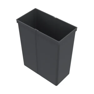 Cubos 40 l, Plástico, antracitaAnch. x prof. x alt. 223 x 418 x 505 mmPara sistema de recogida de basura AvanTech YOU Pull, ArciTech Pull, InnoTech Pull