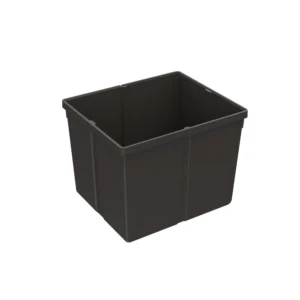 Cubos 26 l, Plástico, antracitaAnch. x prof. x alt. 298 x 356 x 275 mmPara sistema de recogida de basura Bin.it Prime