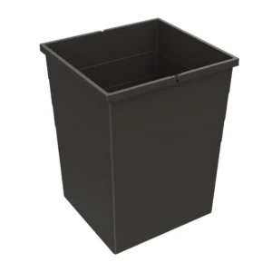 Cubos 55 l, Plástico, gris oscuroAnch. x prof. x alt. 385 x 358 x 501 mmPara sistema de recogida de basura Cargo Synchro