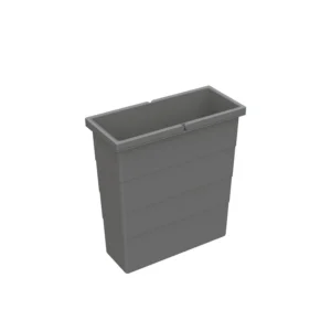 Cubos 12 l, Plástico, antracitaAnch. x prof. x alt. 320 x 141 x 350 mmPara sistema de recogida de basura Marco para ArciTech