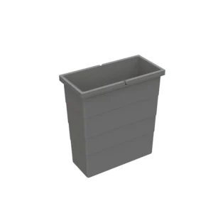 Cubos 14 l, Plástico, antracitaAnch. x prof. x alt. 320 x 156 x 350 mmPara sistema de recogida de basura Marco para ArciTech