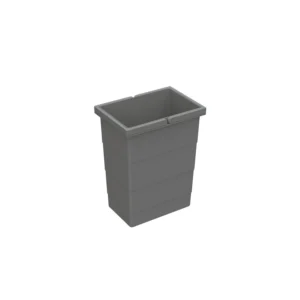 Cubos 8 l, Plástico, antracitaAnch. x prof. x alt. 226 x 156 x 295 mmPara sistema de recogida de basura InsertFlex