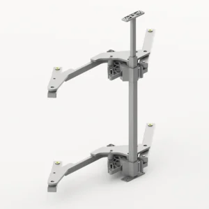 Set de herrajes Salso, ancho de frente 450 / 500, a la izquierda, plata